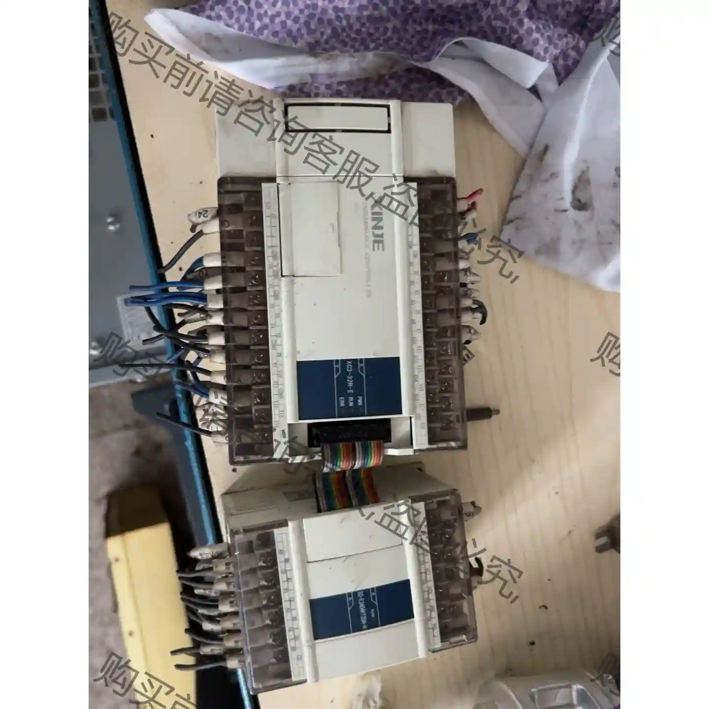 信捷plc一套xc3-32r-e模块xc-e3ad4pt2d 议价再拍 拆机件