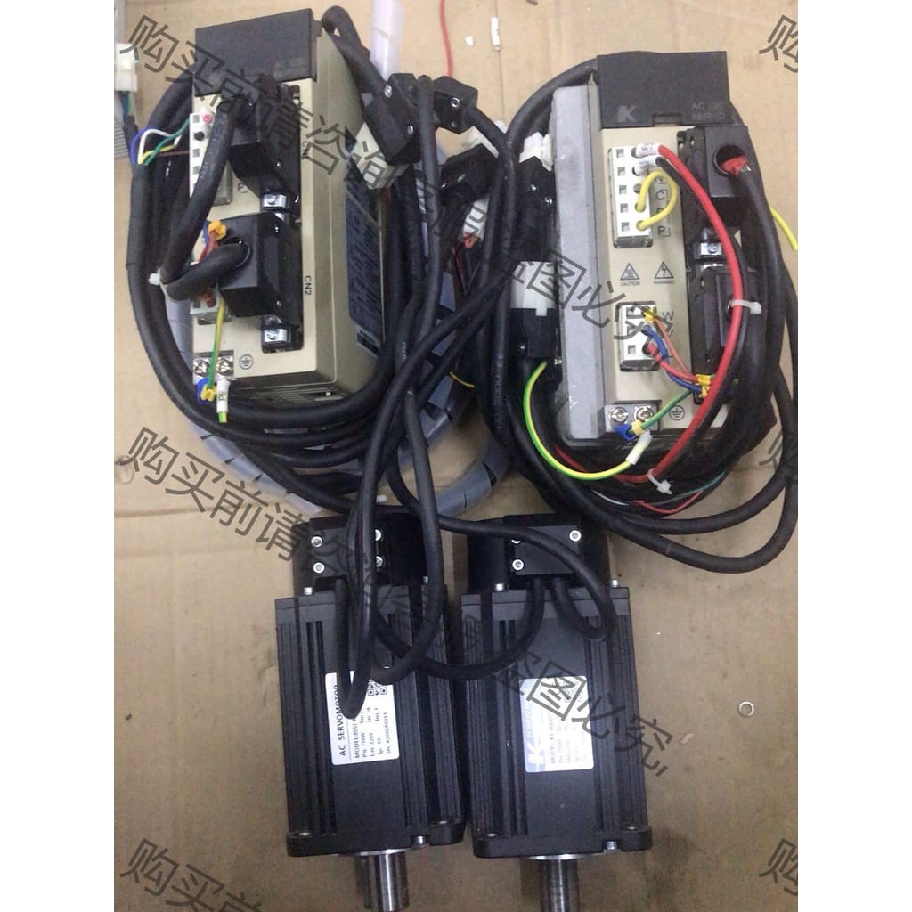 功能正常议价 七科伺服电机驱动器，驱动器SDD08NK8D，电机K1-80