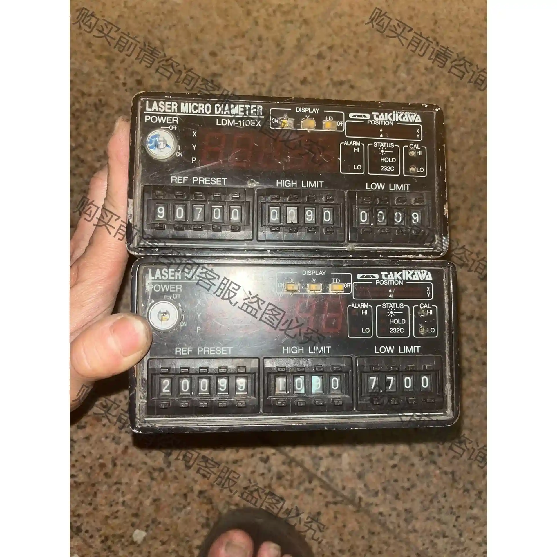 LDM-110EX外径测量仪激光外径测定仪 TAKIKA 议价再拍 拆机件
