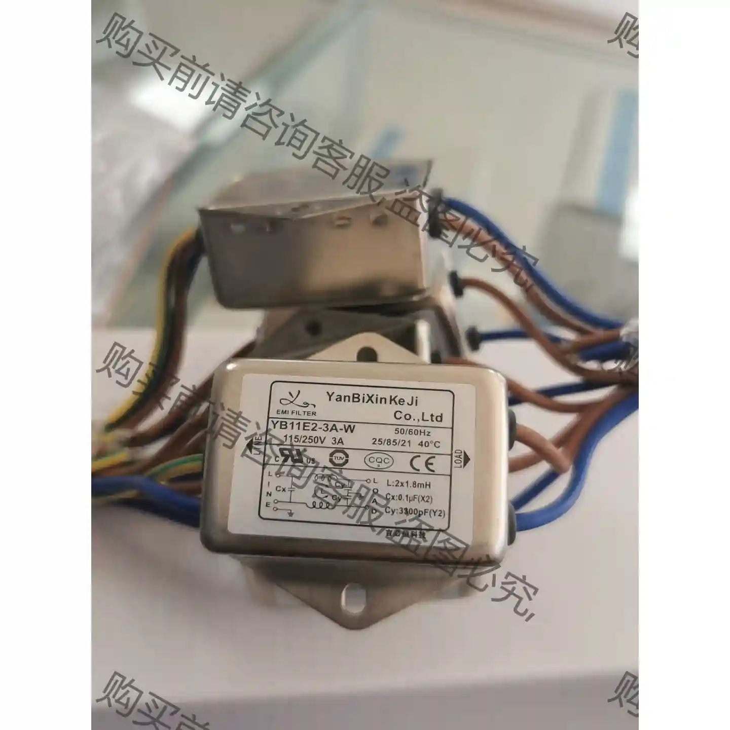 言必信滤波器YB11E2-3A-W单价私聊 议价再拍 拆机件