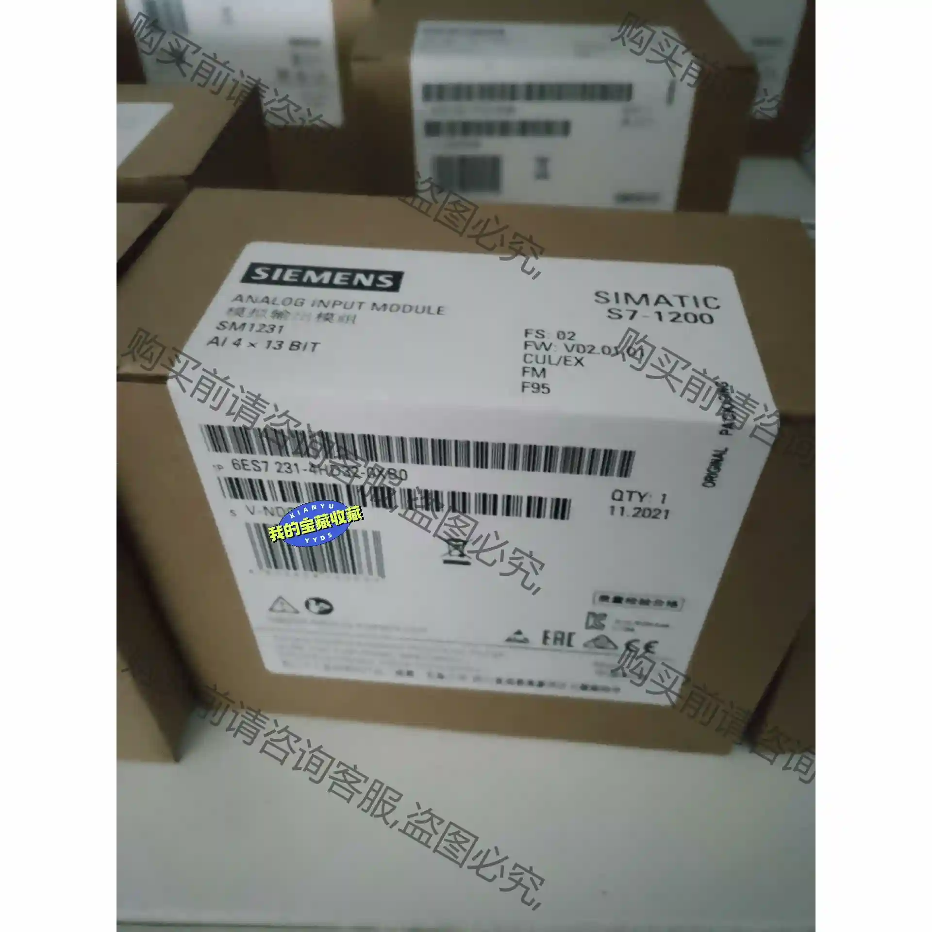 西门zi全新6ES7231-4HD32-0XB0 议价再拍 拆机件
