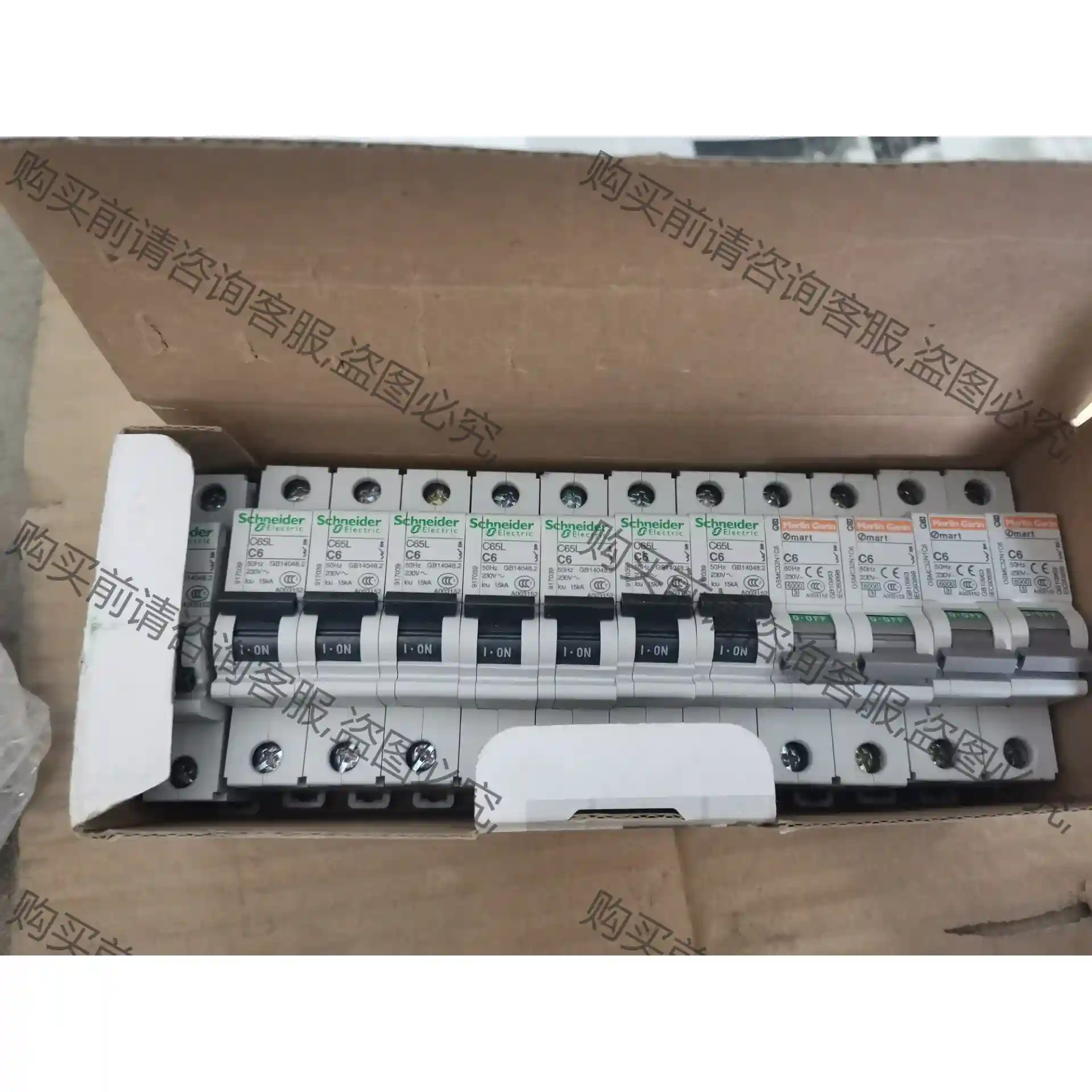 施耐de1P空开 C65L C6 议价再拍 拆机件