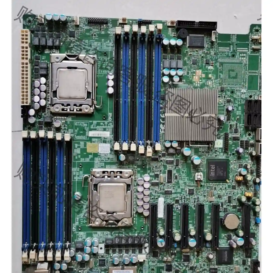 超微x8DTE-F双通道服务器主板+CPU 议价再拍 拆机件