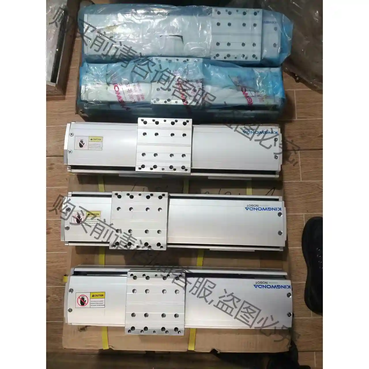 高精AKD密双滑轨丝杆直线运动模组KA120A-C10-20 议价再拍 拆机件