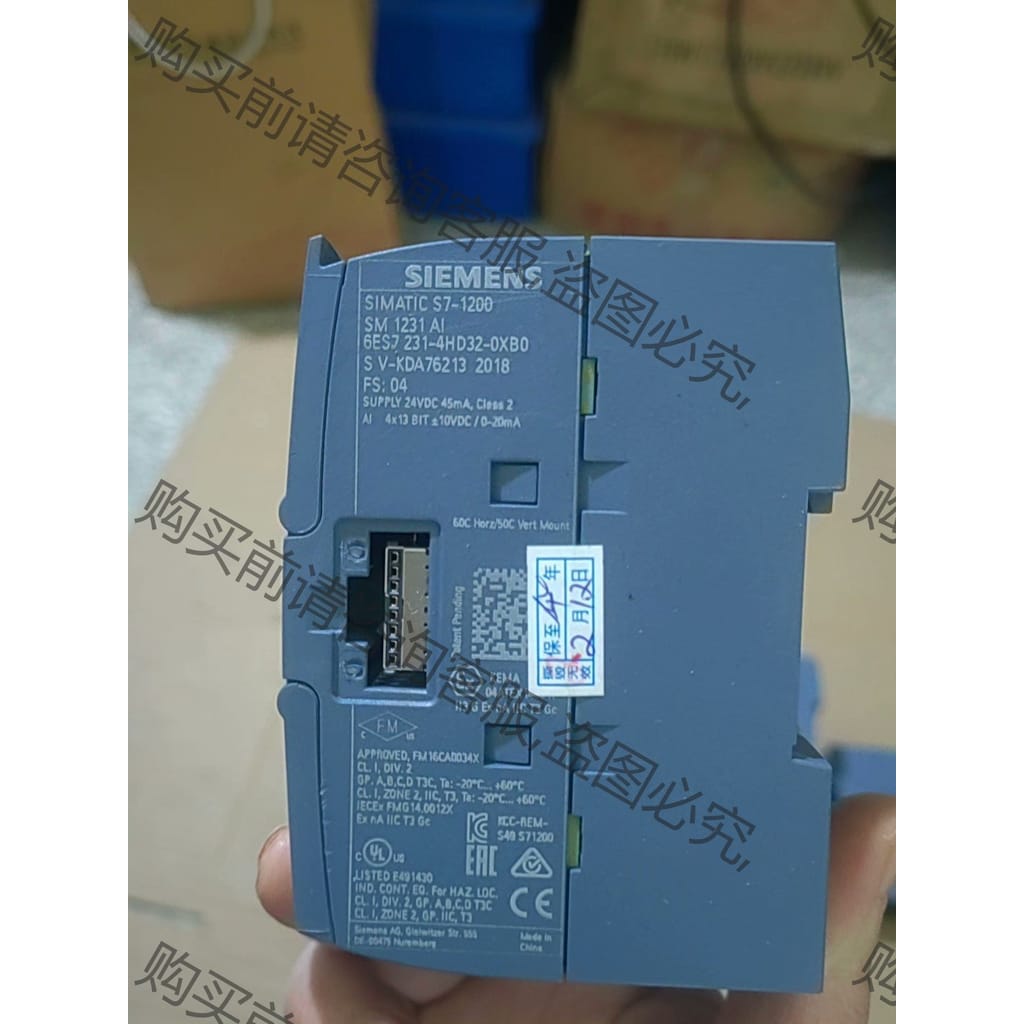 功能正常议价 西门zi模块1231AI 231-4HD32 功能完好成色漂亮