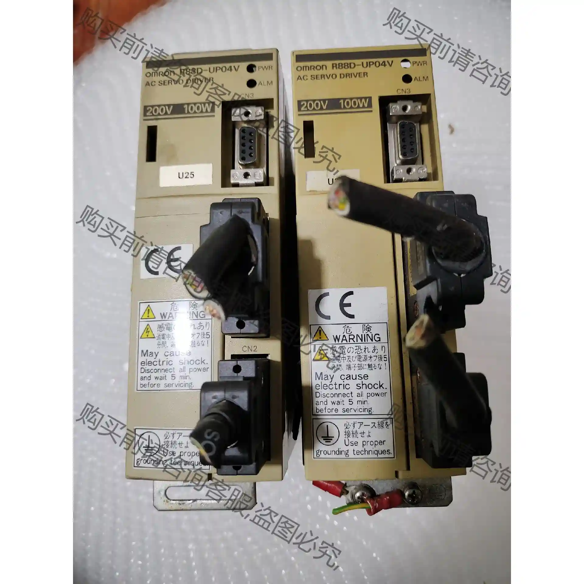欧姆long伺服驱动器R88D-UP04V，100W/200V，二 议价再拍 拆机件