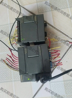 西门zi200plc成色如图，带一个模拟量模块通电开机，价格 议价再
