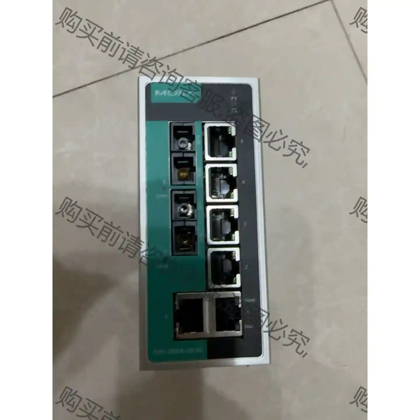 moxa摩莎工业以太网交换机EDS-208A-SS-SC，无 议价再拍 拆机件