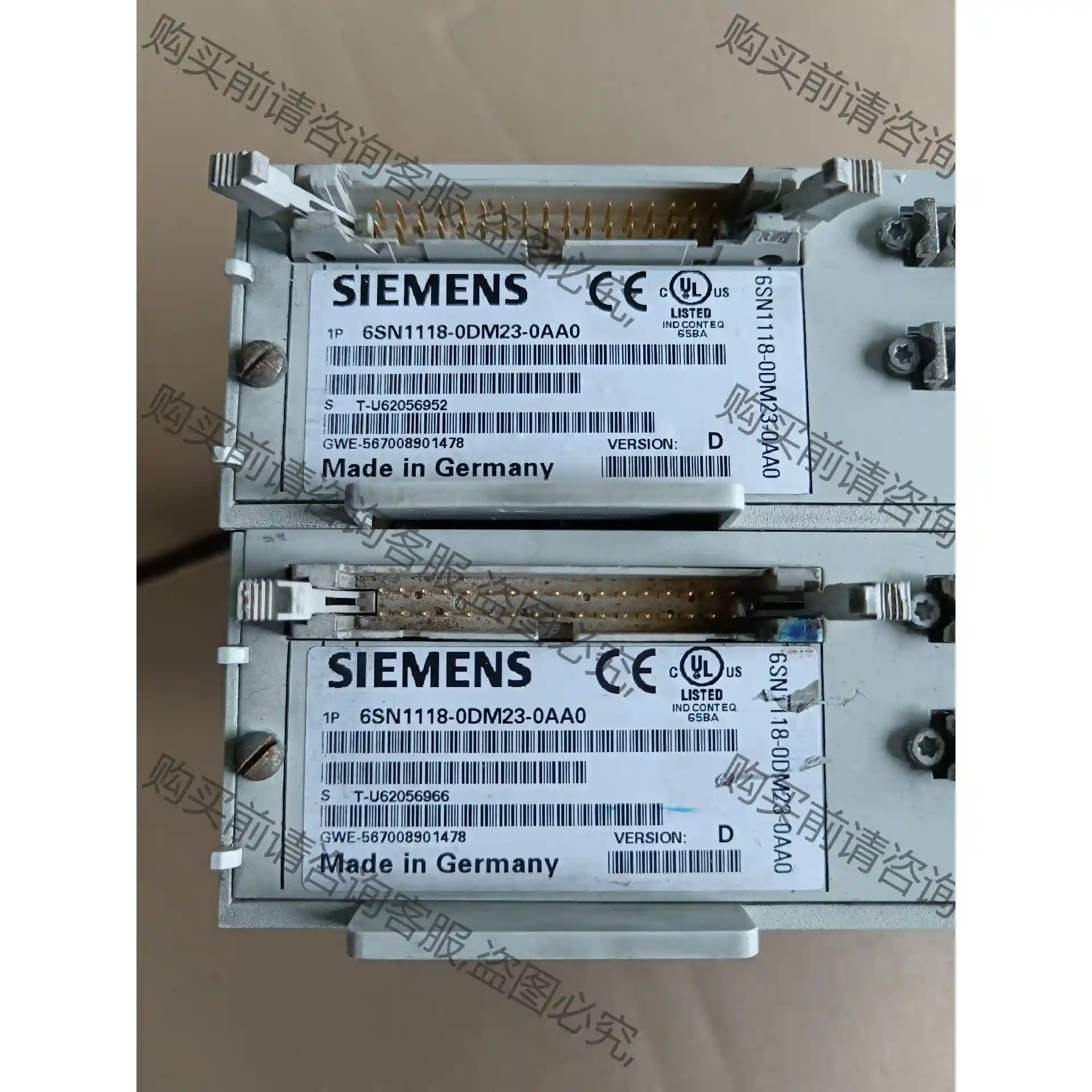 西门zi轴卡俩个6SN1118-0DM23-0AA0二手原装拆 议价再拍 拆机件