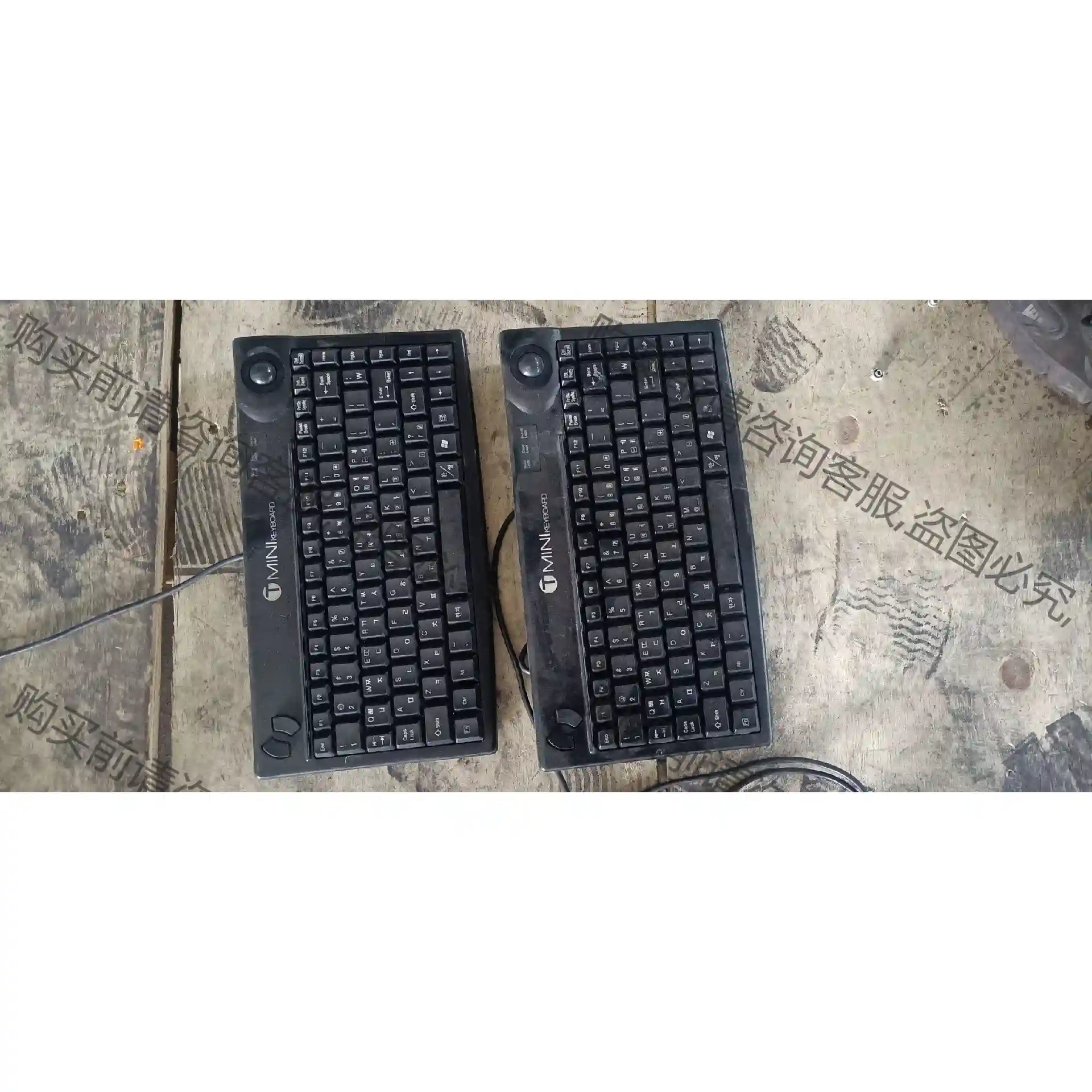 SEJIN SPR-8695T PS/2接口轨迹球工控机键盘 议价再拍 拆机件