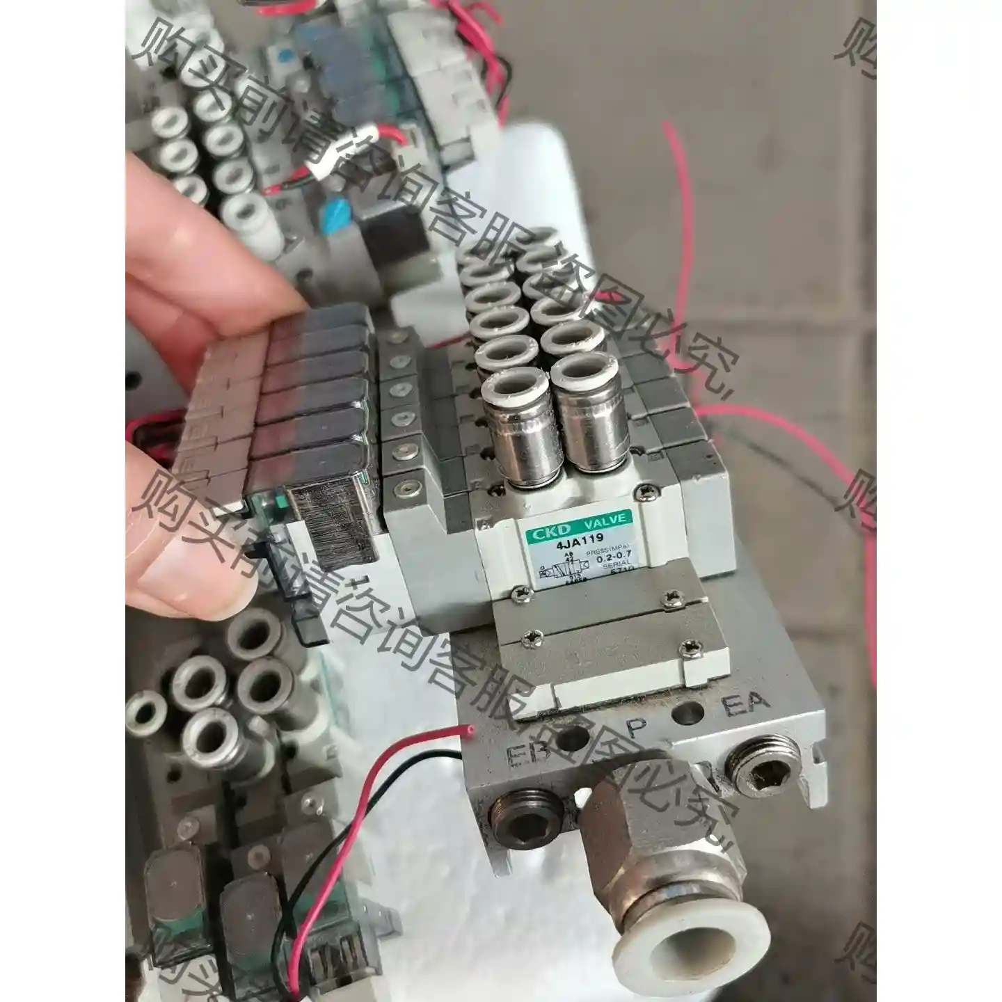 CKD喜开理 电磁阀 4JA119 4GD230-E2C 议价再拍 拆机件