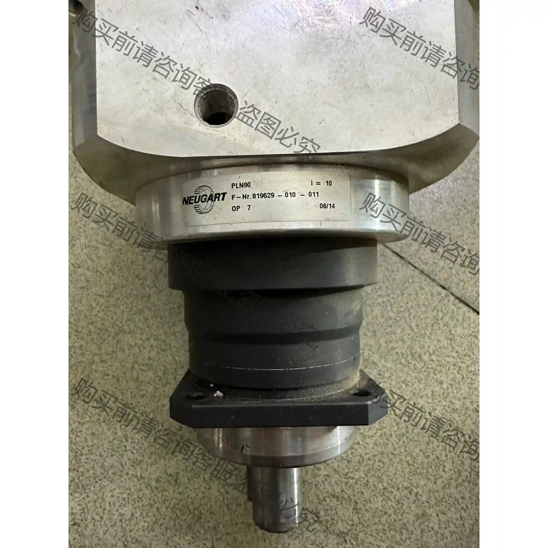 德国货NEUGART系列减速机PLN90，速比1比10/二手 议价再拍 拆机件