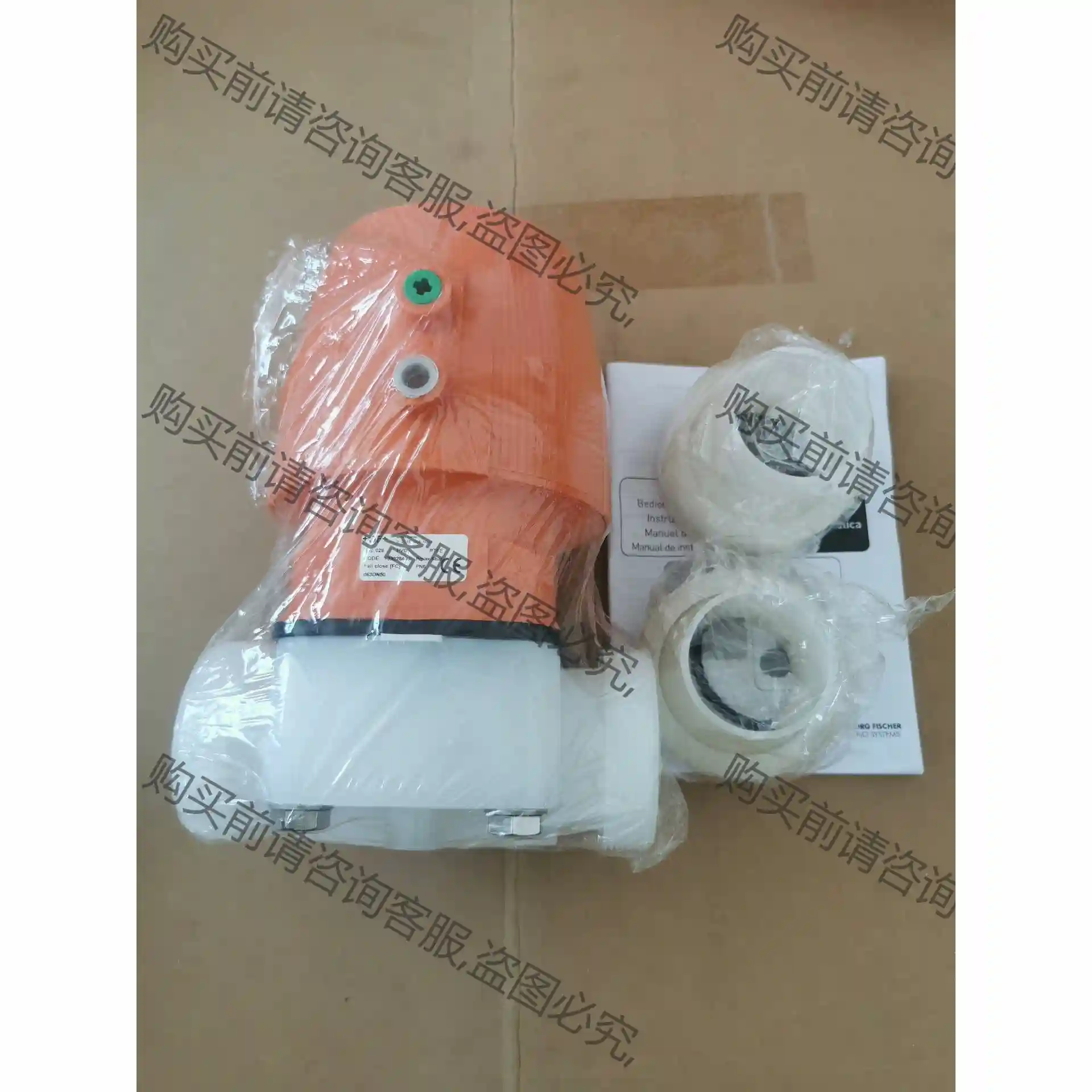 瑞士进口GF全新半导体隔膜阀d63DN50气动隔膜阀PVDF 议价再拍 拆