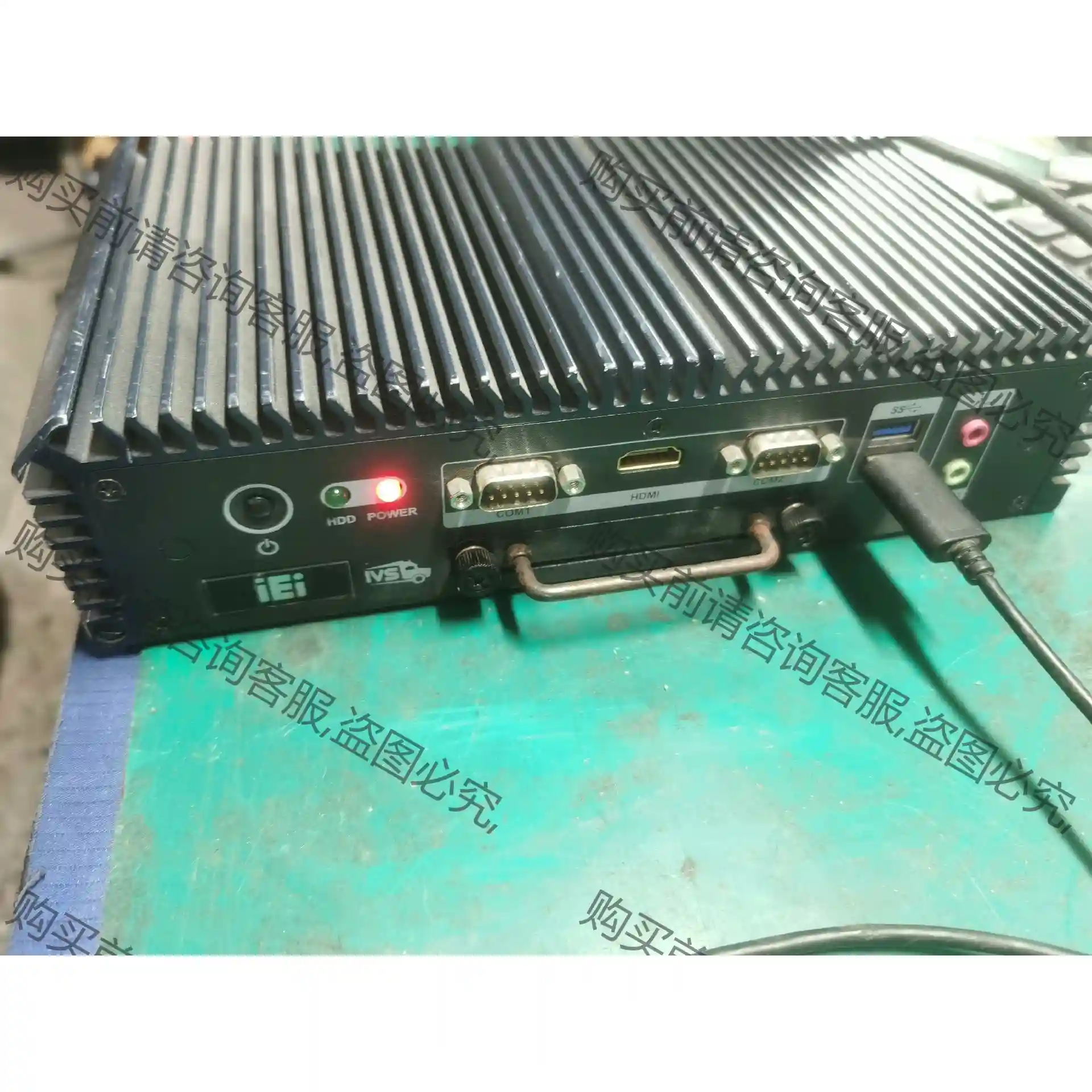 台湾IEI威强无风扇嵌入式工控 IVS-200-ULT2 议价再拍 拆机件