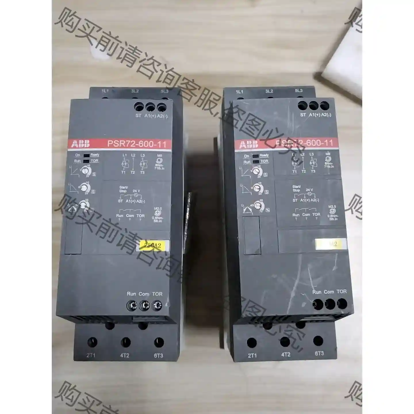 AB软启动器PSR72-600-11 议价再拍 拆机件