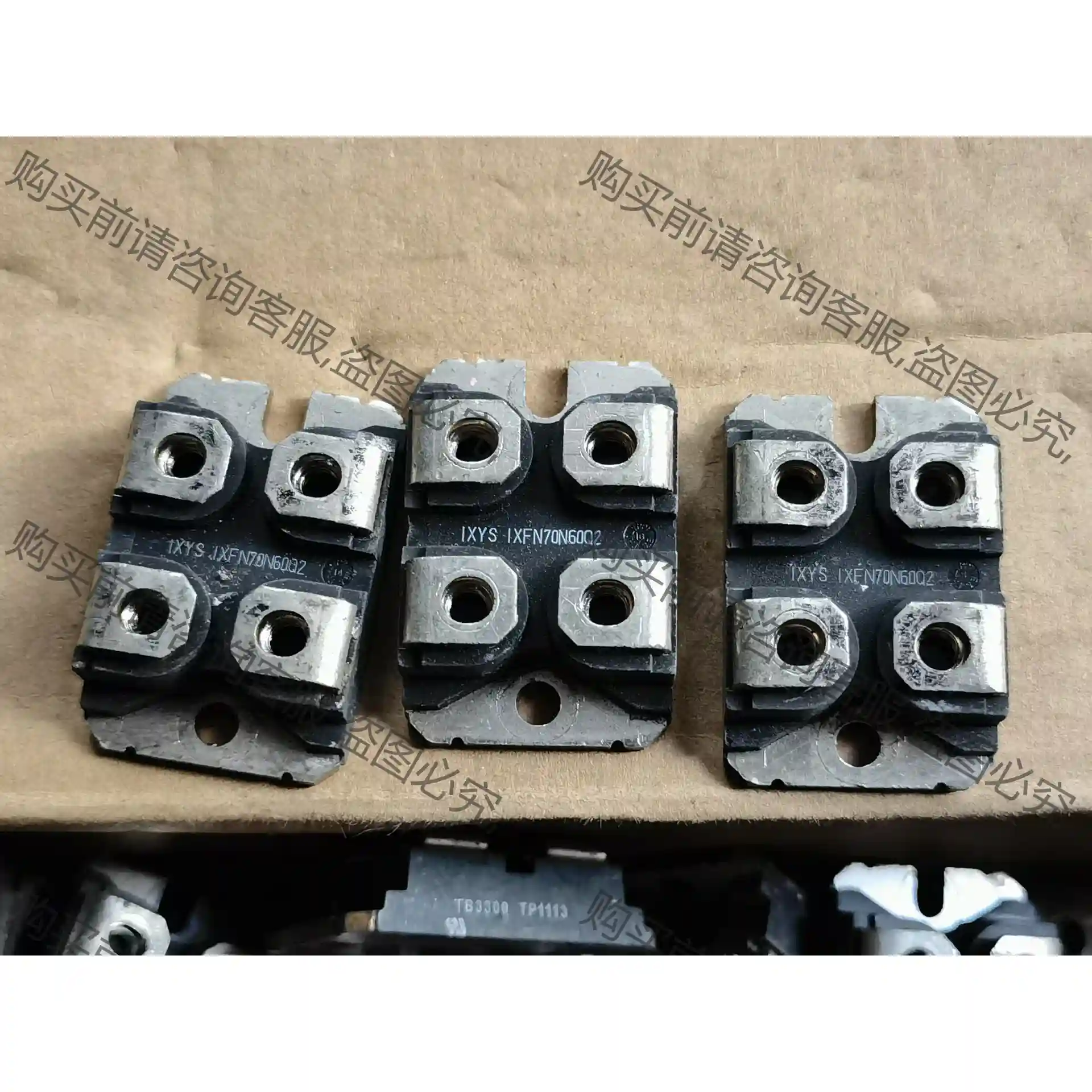 IXFN70N60Q2，IXFN44N100P，IXFN38 议价再拍 拆机件