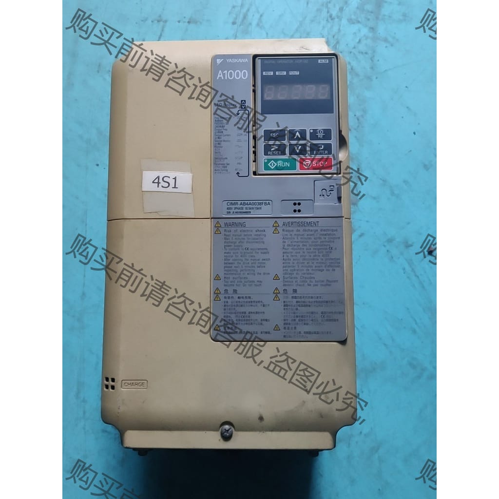 功能正常议价 CIMR-AB4A0038FBA，安川变频器A1000系列变