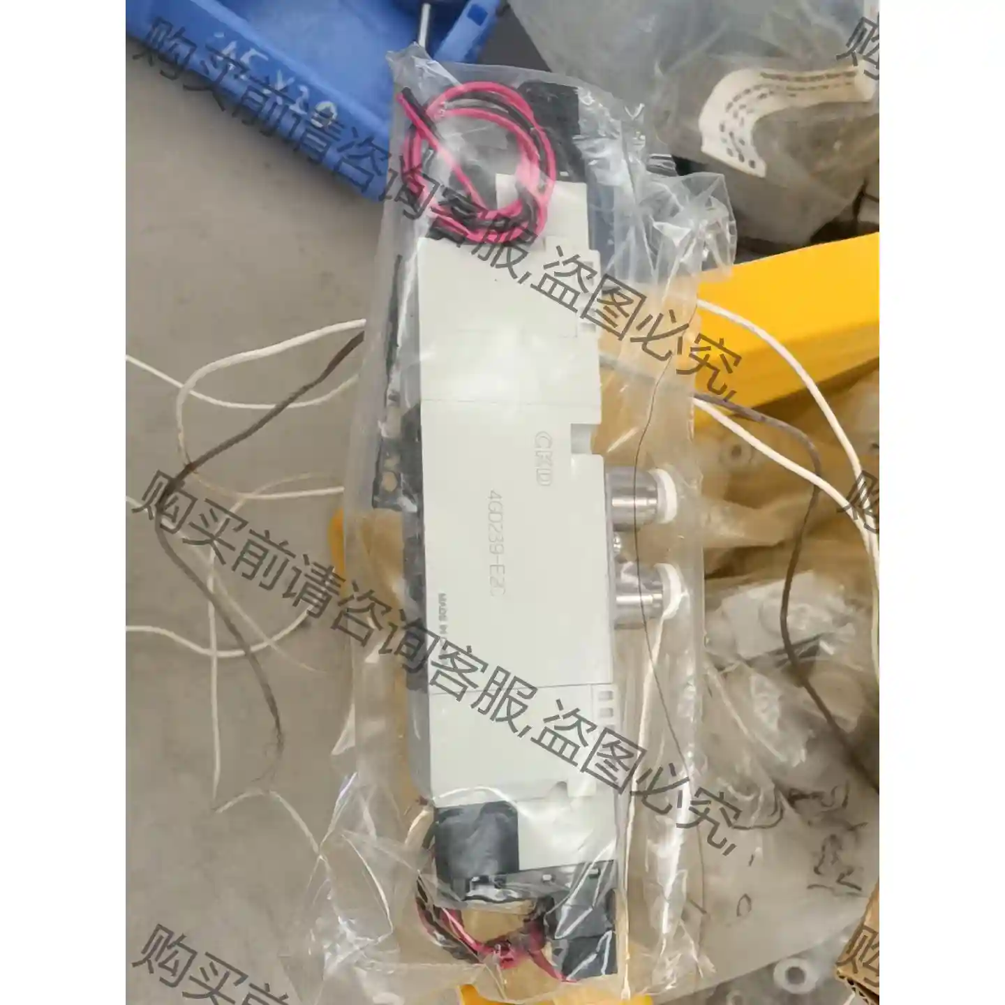 全新CKD电磁阀，4GD239R-C6-E2C-3工程剩， 议价再拍 拆机件