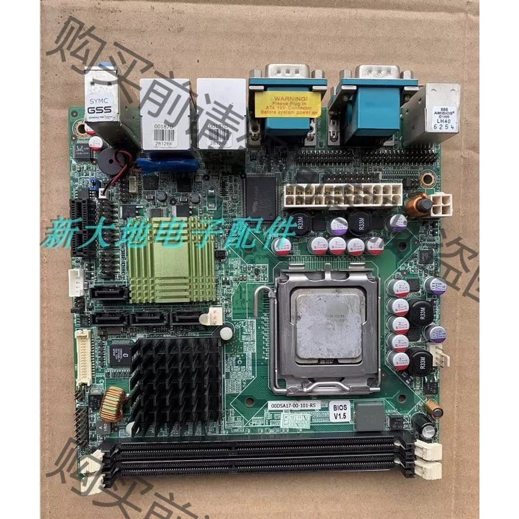 功能正常议价 拆机IEI 威强 IOBP-G412-R10 工控主板 IO