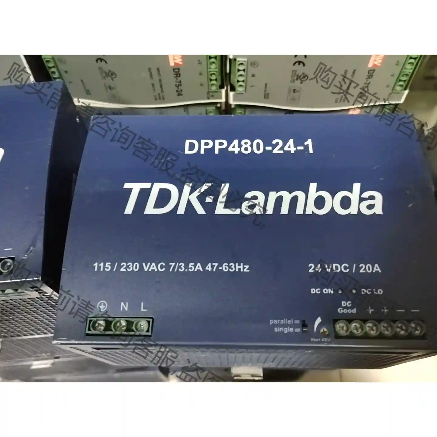日本TDK-LAMBDA开关电源 DPP480-24-1 议价再拍 拆机件