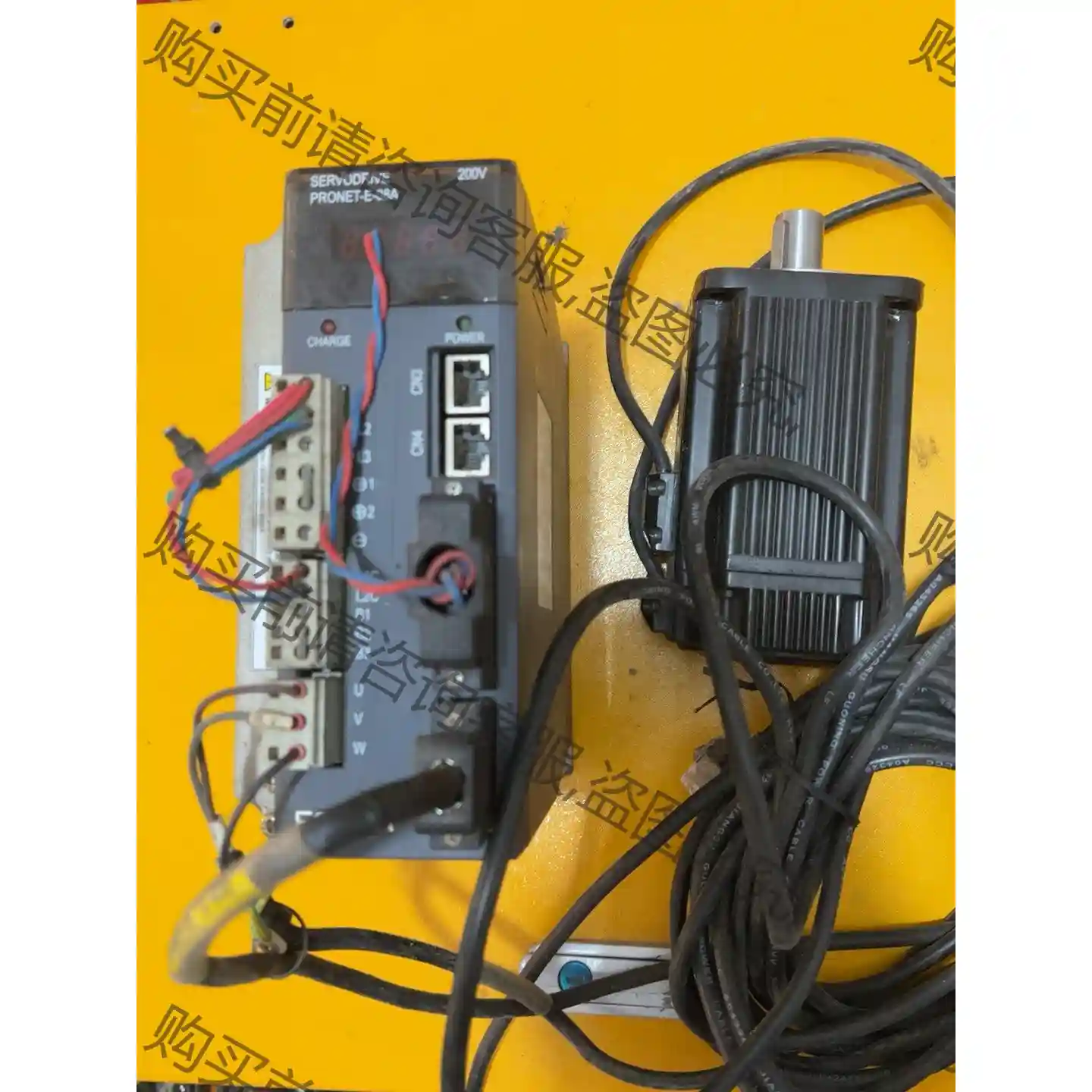 埃斯顿750w伺服电机套装n95口罩机专用，成色很新无拆无修 议价再