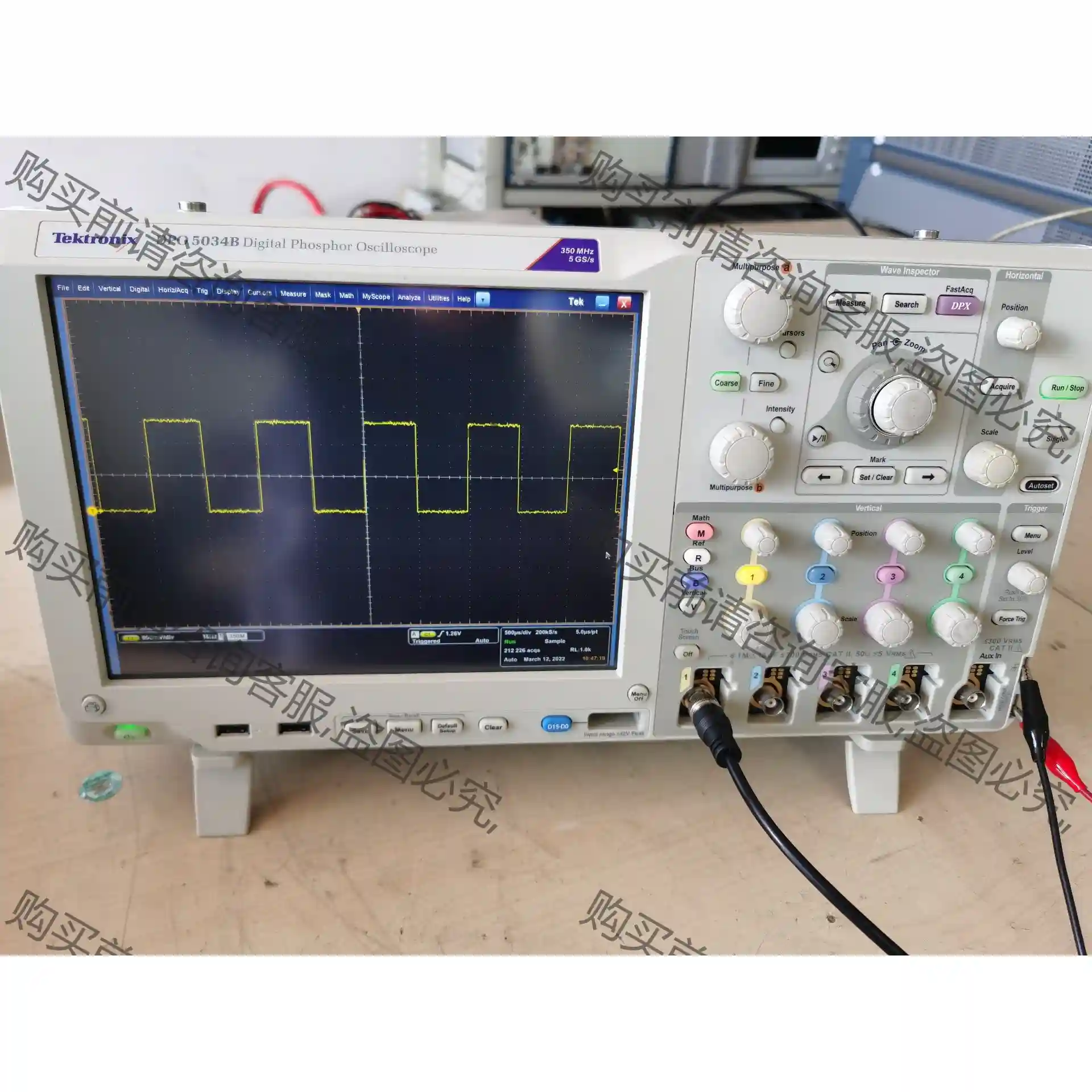 泰克DPO5034B数字示波器 300MHZ 4通道的功能 议价再拍 拆机件