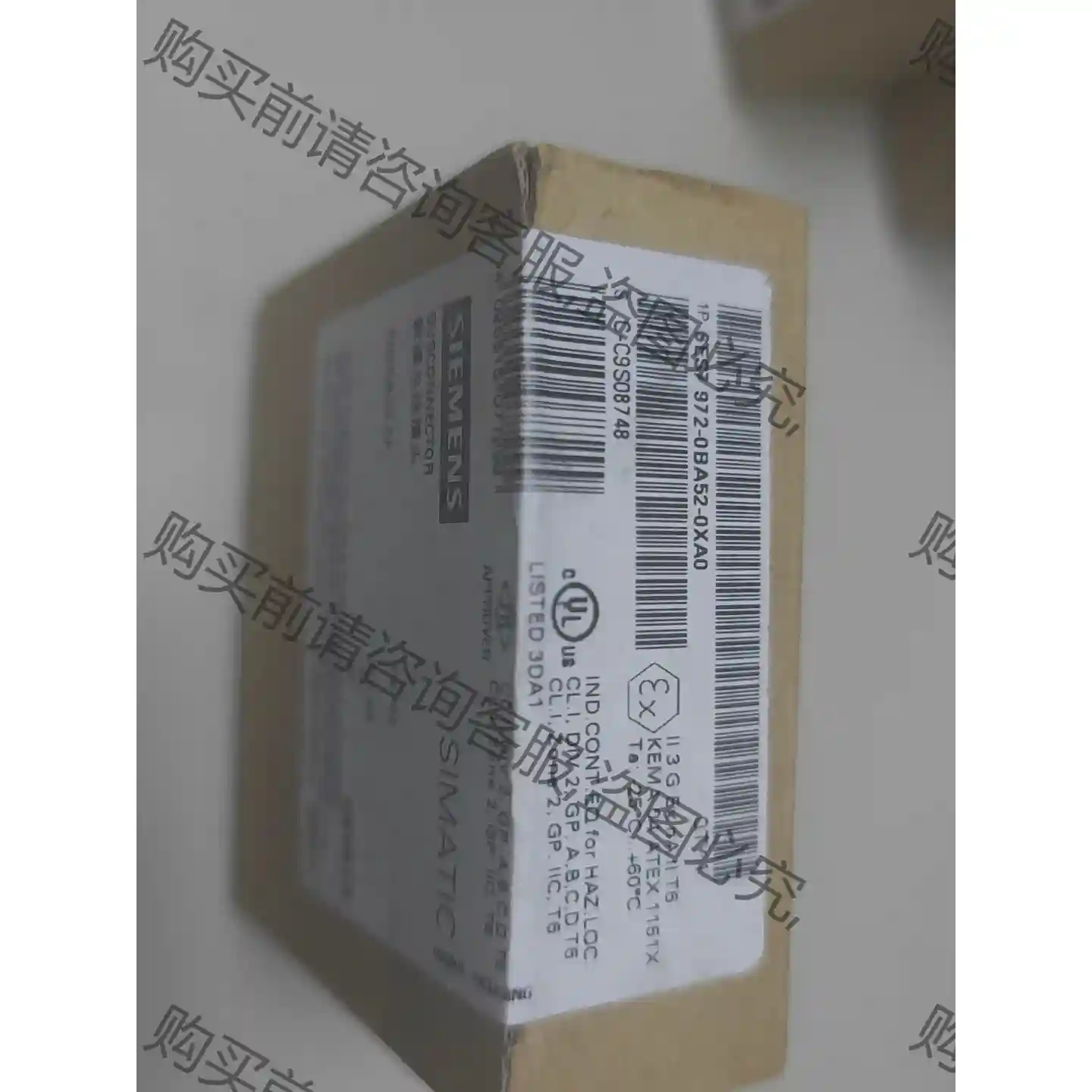 全新原装正品未拆封西门zi6ES7 972-0BA52-0XA 议价再拍 拆机件
