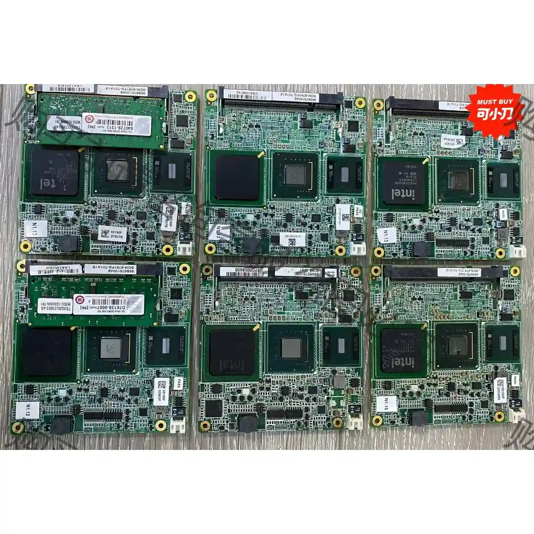 研华SOM-6761 工控设备机主板 SOM-6761FG工 议价再拍 拆机件