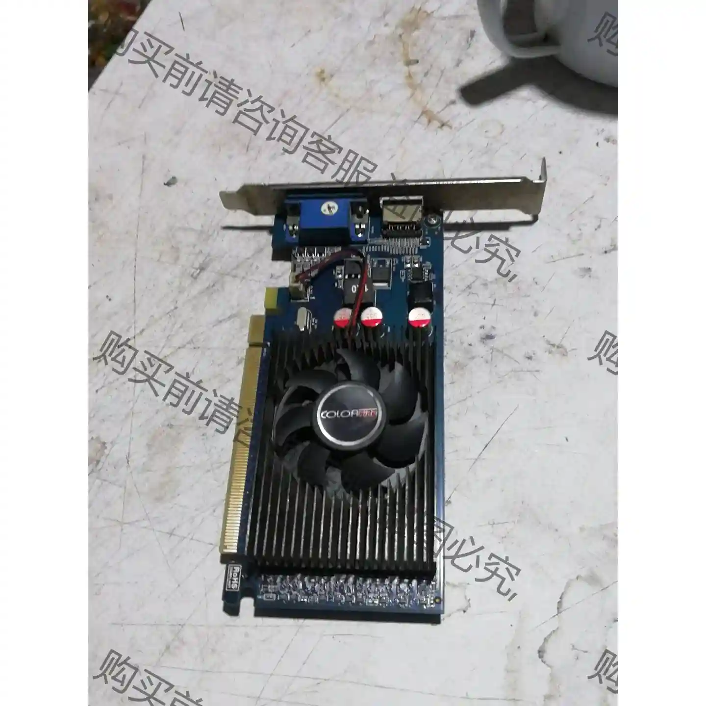 镭风HD6450速甲蜥1G D3 PCIE台式机显卡 议价再拍 拆机件