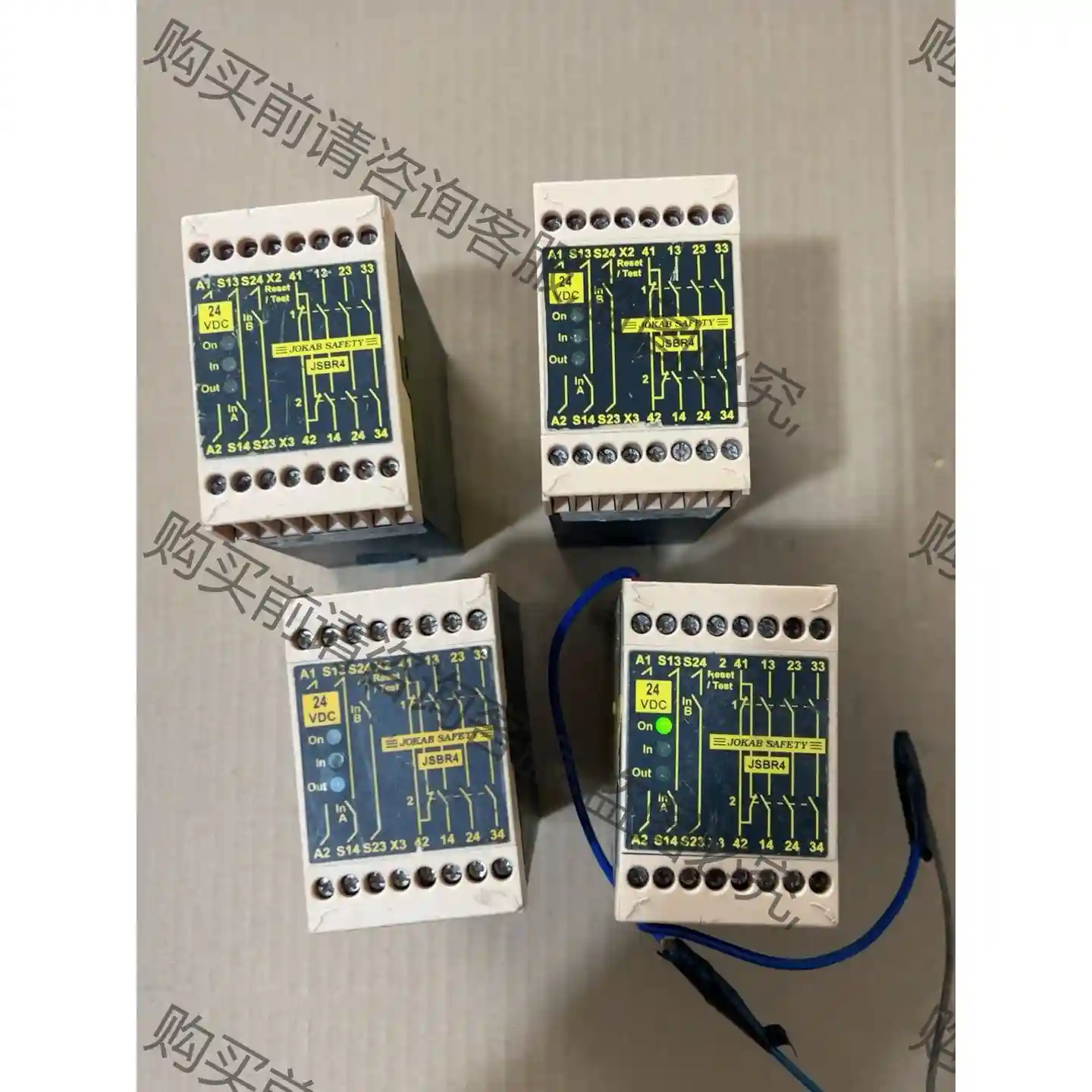 瑞典佳可保 JOKAB SAFETY安全继电器 JSBR4 议价再拍 拆机件