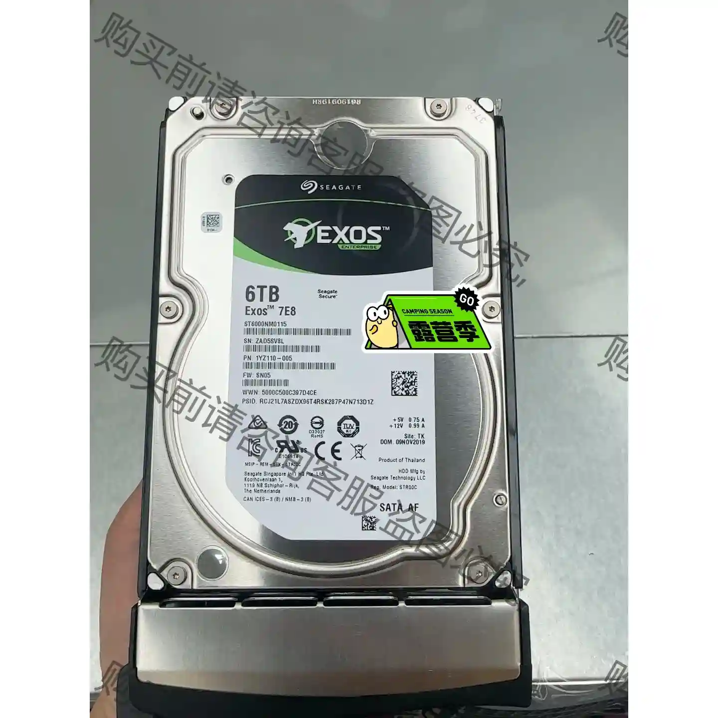ST6000NM0024/0115企业级网络存储6tb服务器 议价再拍 拆机件