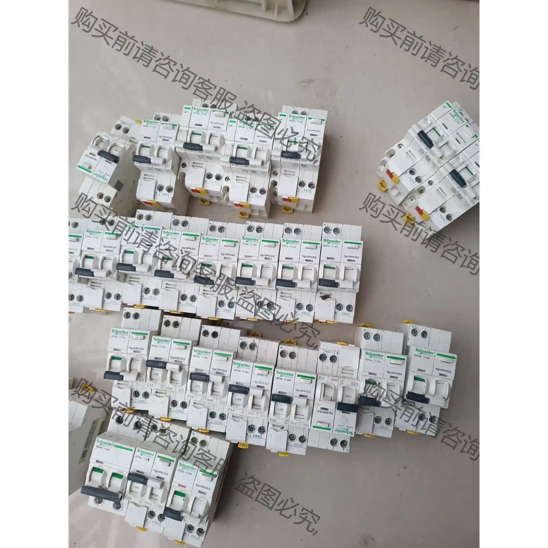 原装拆机施耐de1p+N漏电 议价再拍 拆机件