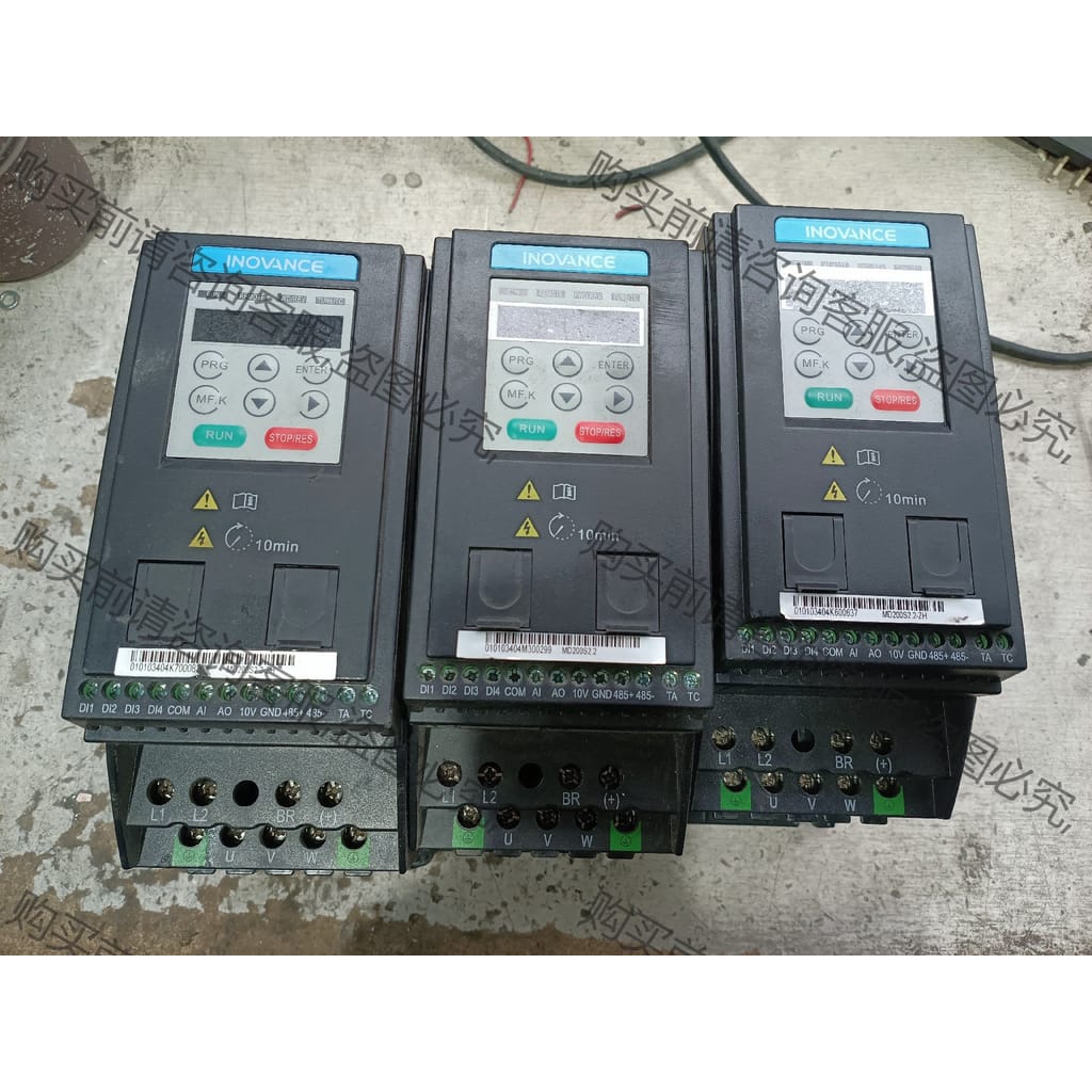 功能正常议价 汇川变频器2.2KW 单项220v输入