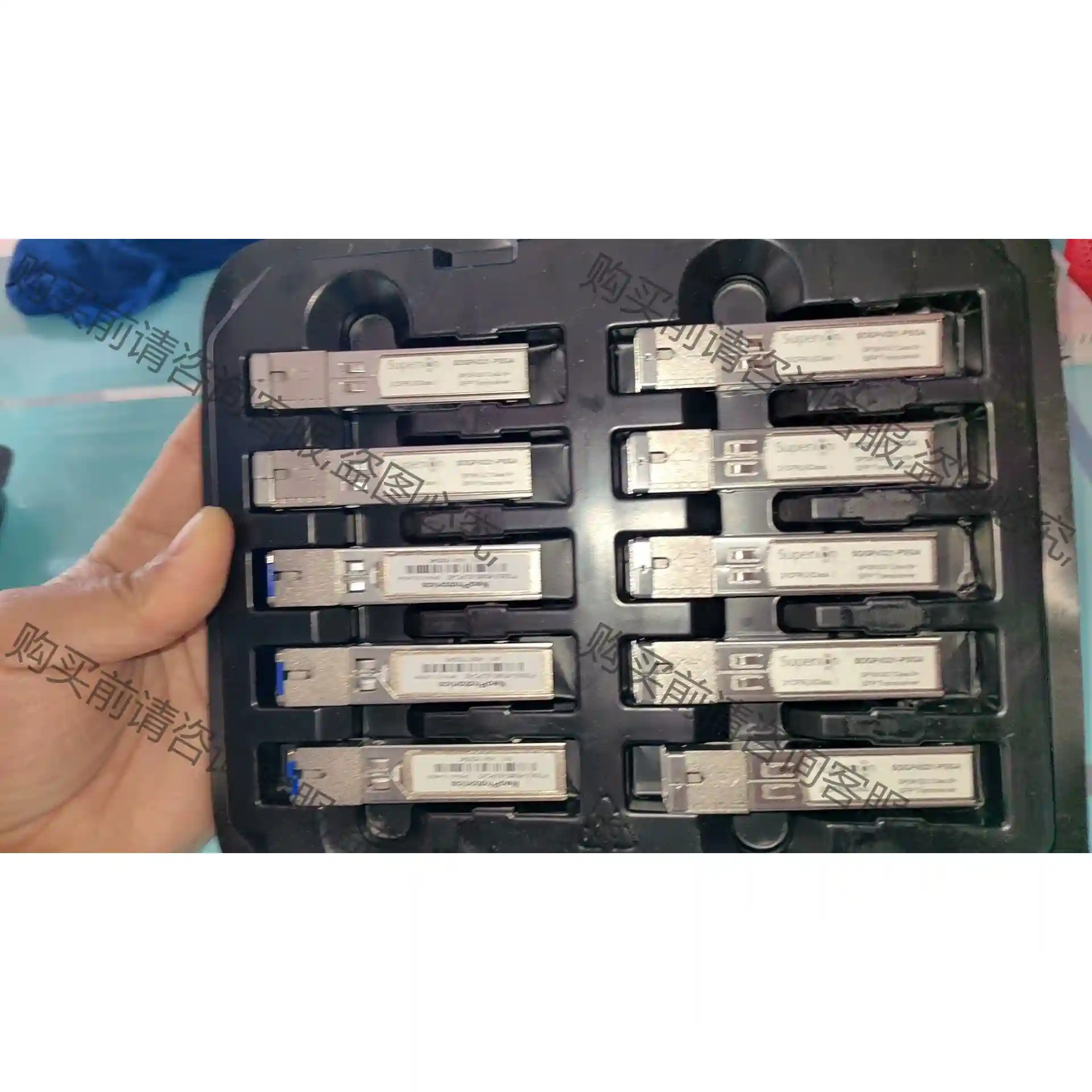 优博创/Superxon B+光模块，SOGP4321-PS 议价再拍 拆机件