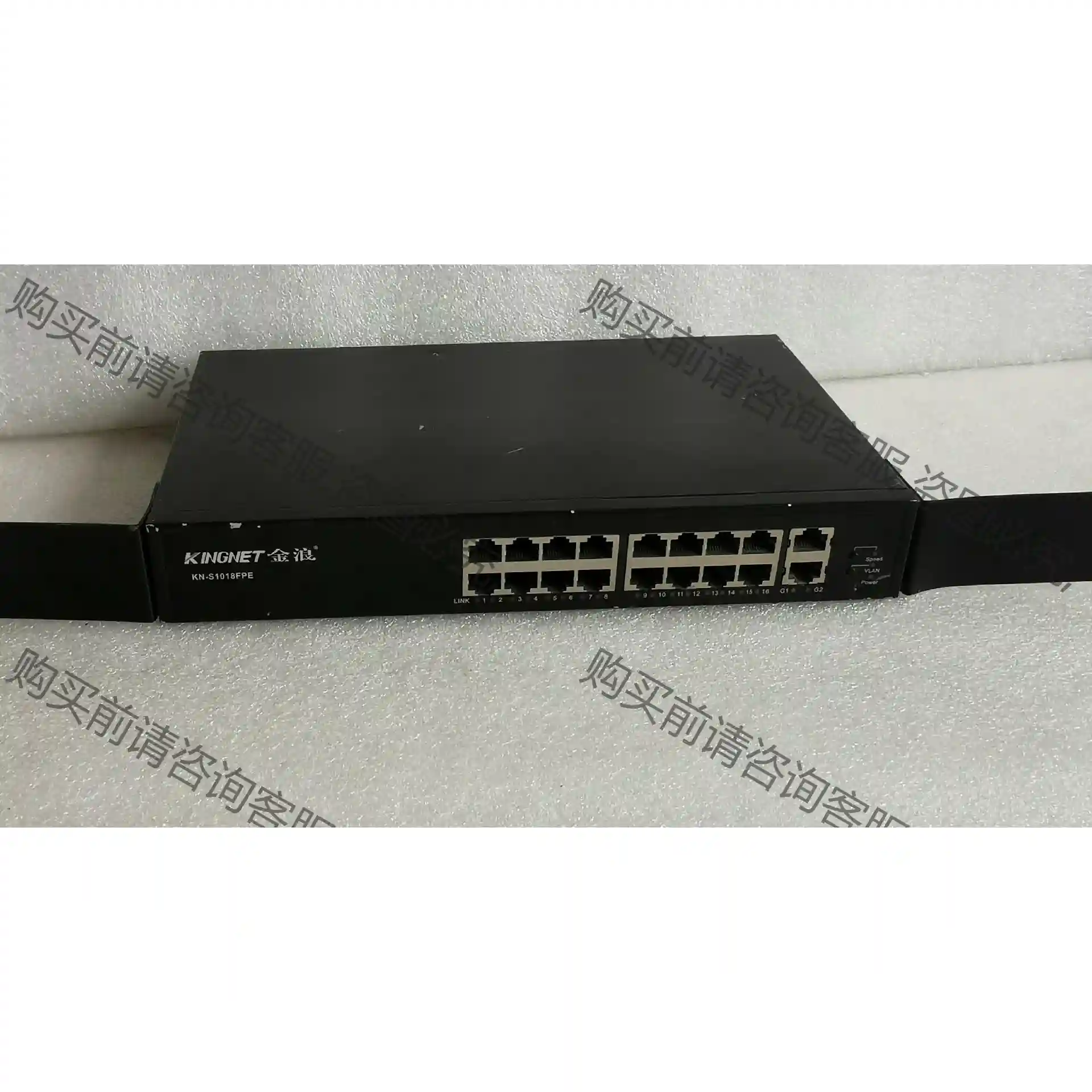 KINGNET金浪 KN-S1018FPE 企 议价再拍 拆机件