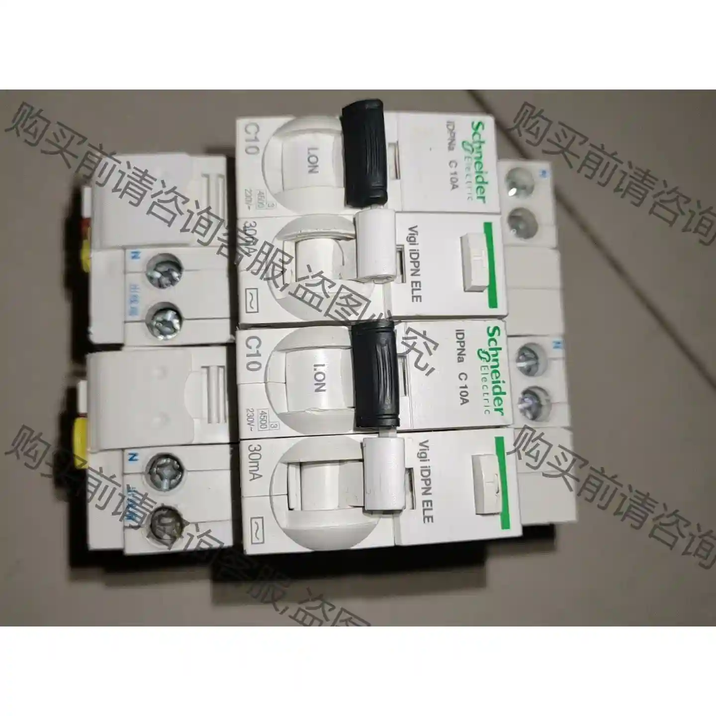 施耐de1p?n10－40安漏电，二手拆机，成色好 议价再拍 拆机件