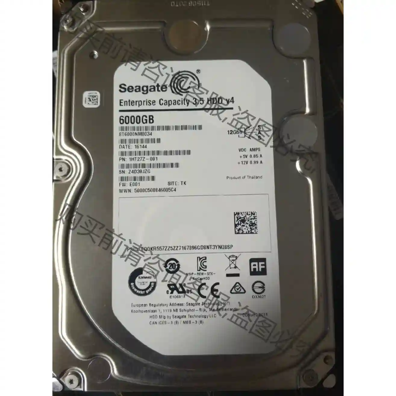 6T SAS 3.5寸 机械硬盘 议价再拍 拆机件