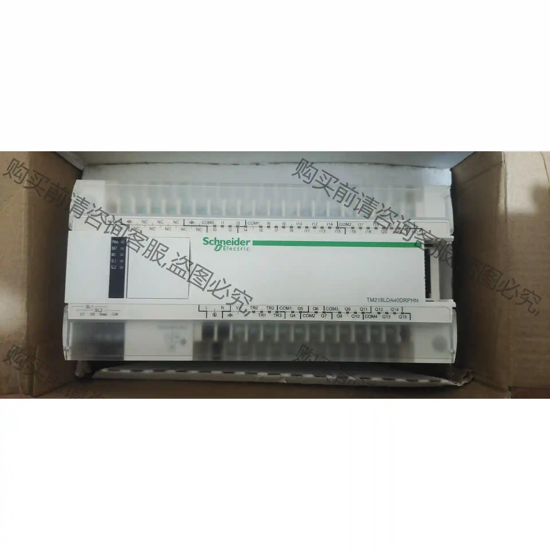 施耐dePLC-TM218LDA40DRPHN，仓库找出来的， 议价再拍 拆机件