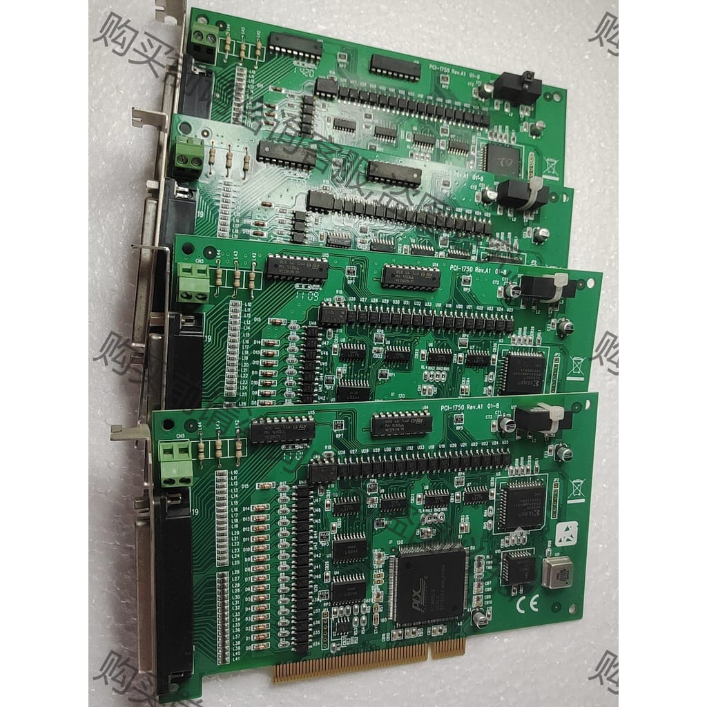 功能正常议价 研华PCI-1750数字隔离卡。32路数字量i/o卡，PCI