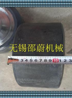 厂家货源供应橡胶轮滚轮架橡胶轮刮泥机用行走橡胶轮