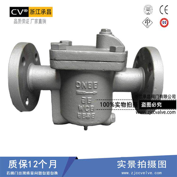 厂家直销885法兰式倒置桶式蒸汽疏水阀斯派沙克型蒸汽疏水阀