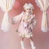 lolita裙子汉元 如梦见原创汉服女 玉兔 素刺绣云肩明制女马面裙