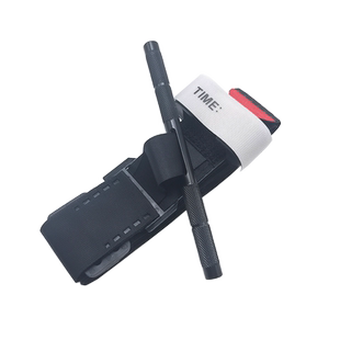 新款户外培训金属绞棒止血带旋压式止血带单手操作动脉急救止血带