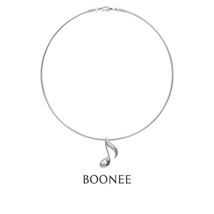 【明星同款】BOONEE音符吊坠项链女轻奢高级感时尚锁骨链生日礼物