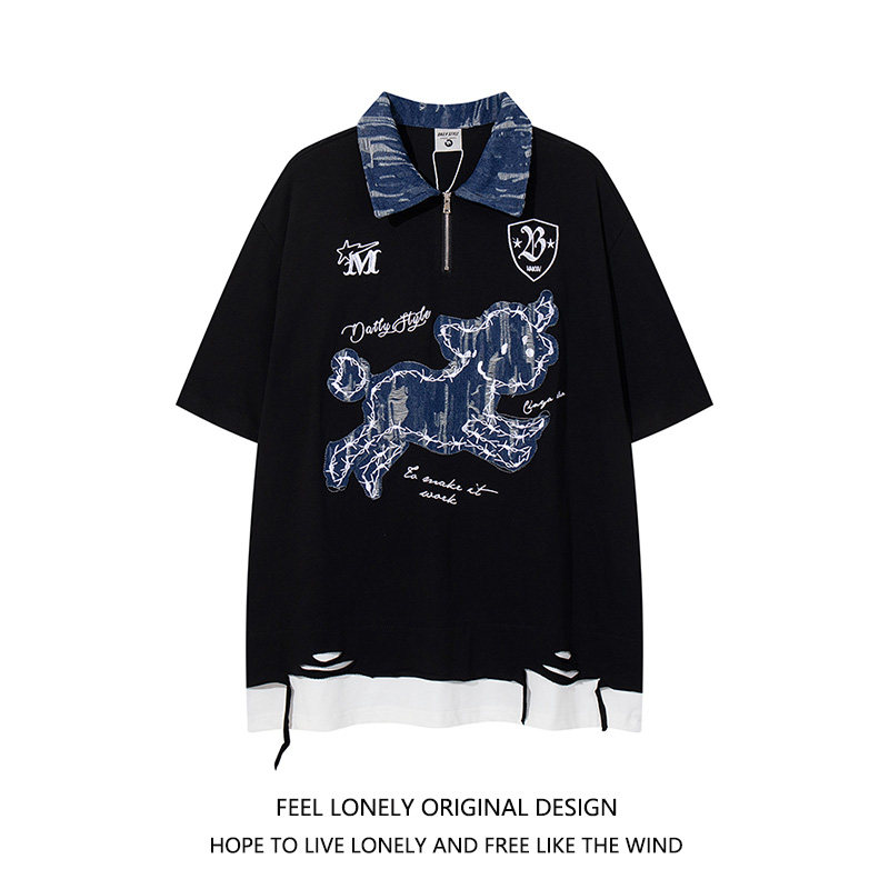 夏季新款潮牌休闲短袖