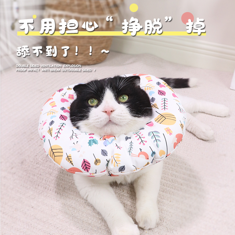 伊丽莎白圈猫防水头套调节狗狗
