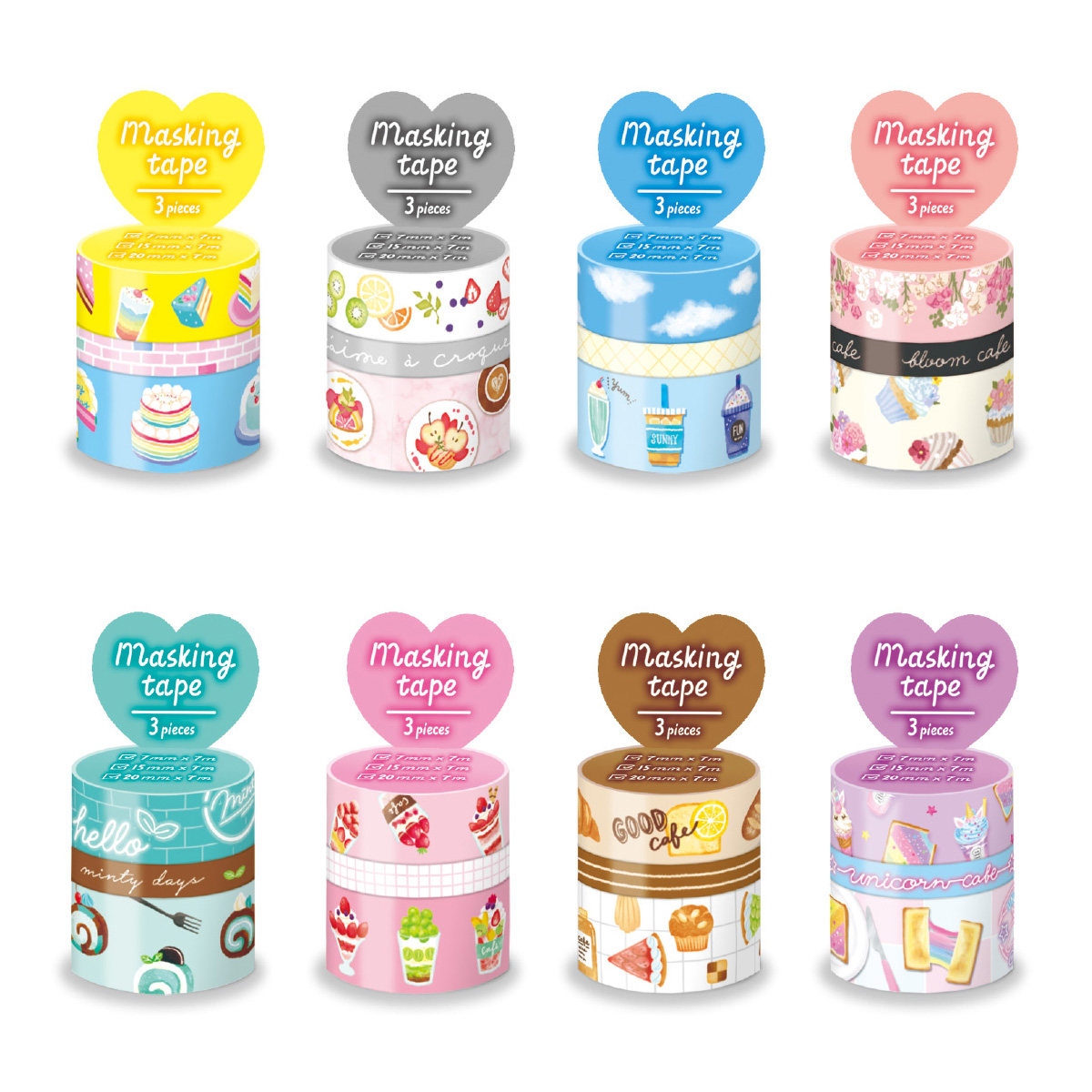 mindassort和纸胶带组