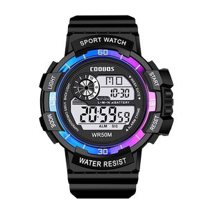 青少年电子手表男款学生初中生初高中潮流炫酷多功能运动防水儿童