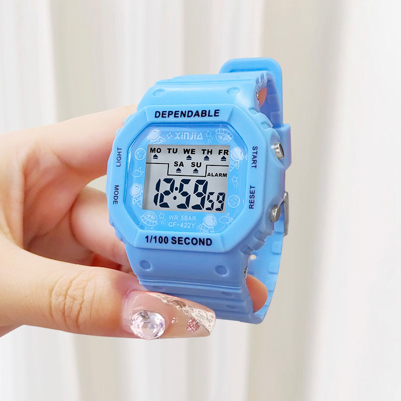 2025新款儿童手表男款中小学生男孩男童男生夜光防水防摔电子表女