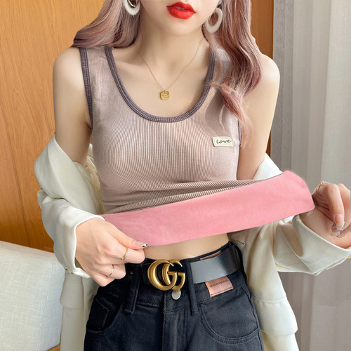 新款修身大码弹力内搭一体绒打底